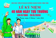 Kế hoạch Kỷ niệm 40 năm tựu trường (20/8/1986 – 20/8/2026)