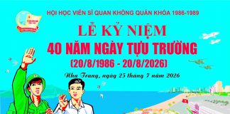 Kế hoạch Kỷ niệm 40 năm tựu trường (20/8/1986 – 20/8/2026)